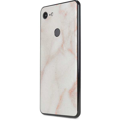 Rose Gold Marble Google Pixel 3 XL Skin